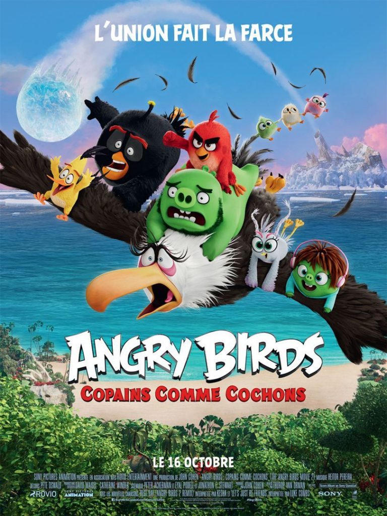 Angry Birds Copains Comme Cochons poster